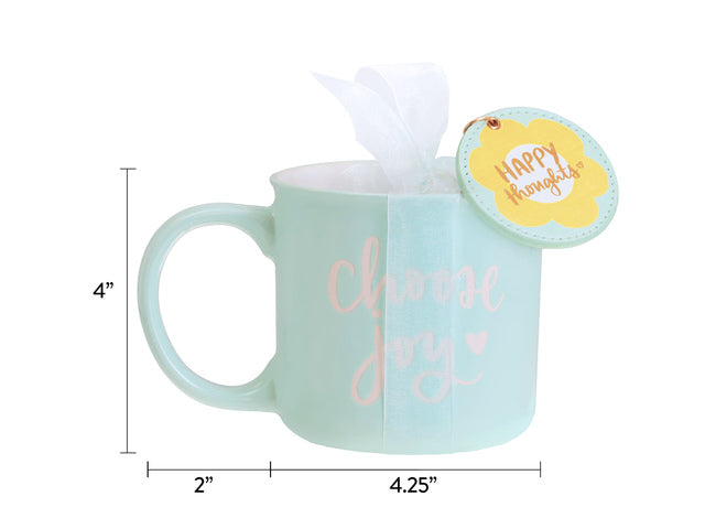 Geschenkset Èccolo DL mok 580ml und Schlüsselanhänger Choose Joy