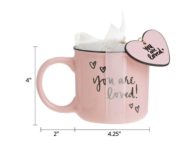 Geschenkset Èccolo DL mok 580ml und Schlüsselanhänger You are Loved