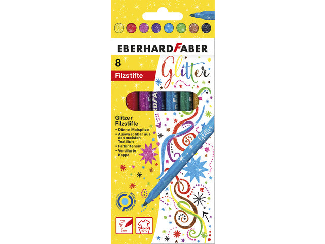 Viltstiften Eberhard Faber Glitter
