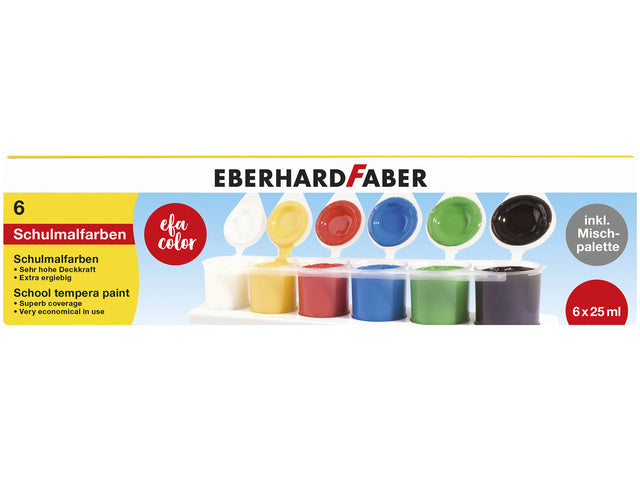 Schulverf Eberhard Faber assorti 6x25ml