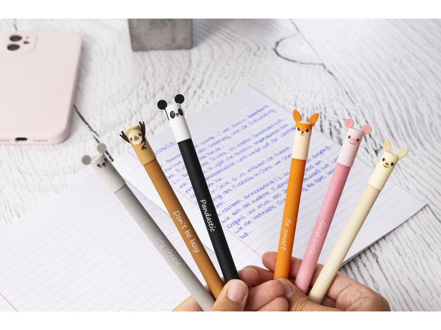 Gelpen Eberhard Faber Animal Erase-It Lama schrijfkleur: blauw Tekst: Geen Drama Lama
