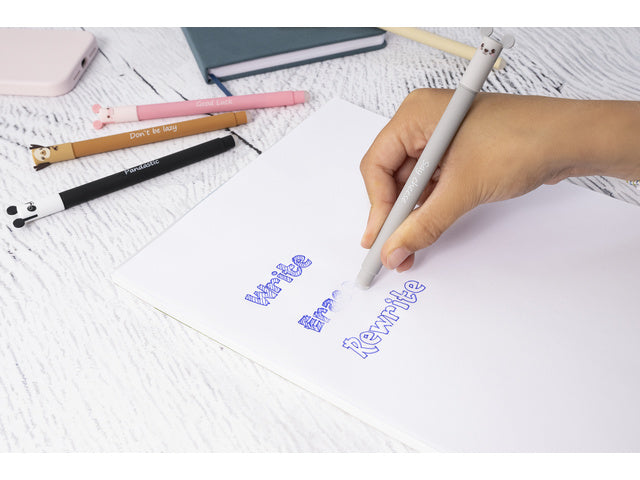 Gelpen Eberhard Faber Animal Erase-It Muis schrijfkleur: blauw Tekst: Say cheese