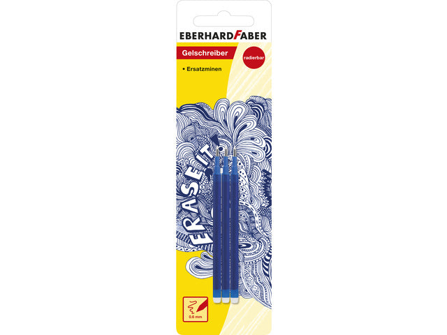 Rollervulling Eberhard Faber blauw