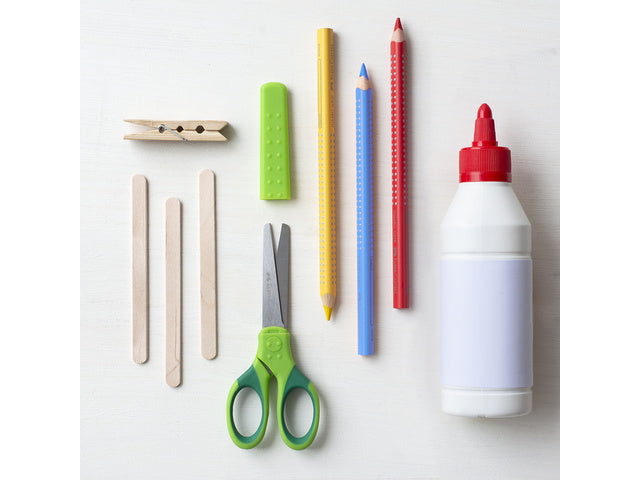Kleurpotlood Faber-Castell Jumbo GRIP 21 geraniumrood