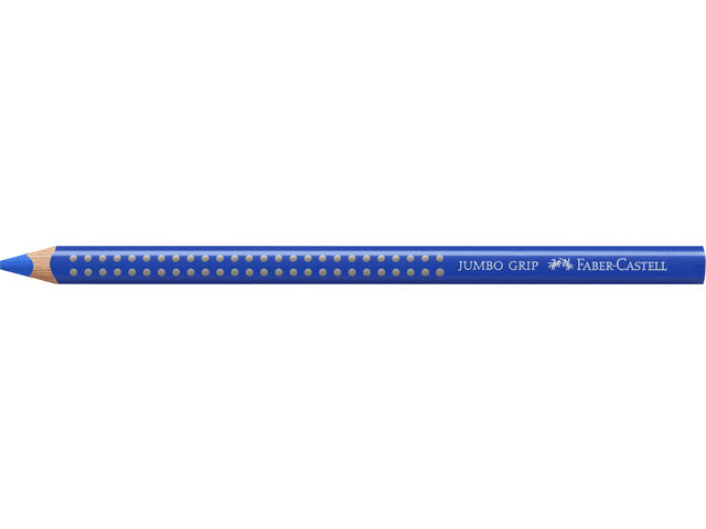 Kleurpotlood Faber-Castell Jumbo GRIP 43 kobaltblauw