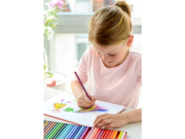 Farbiges Faber-Castell Grip 2001 Metalletui mit 36 ​​Stück