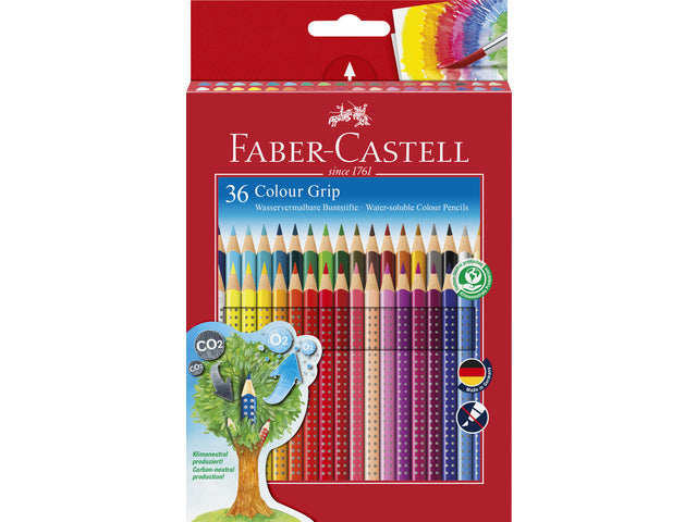 Buntes Faber-Castell Grip 2001 Etui 36 Stück