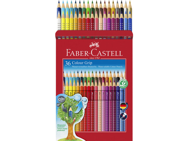 Buntes Faber-Castell Grip 2001 Etui 36 Stück