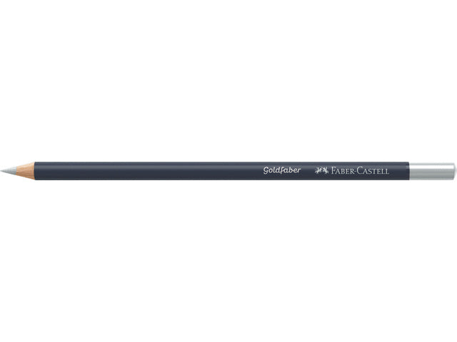 Kleurpotlood Faber-Castell Goldfaber 251 zilver