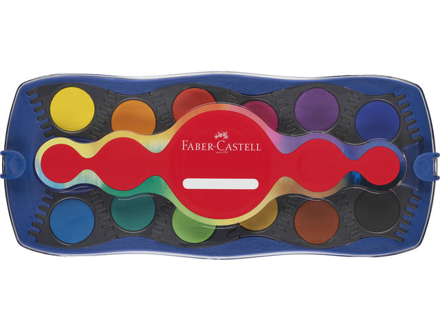 Wasserleitungen Faber-Castell 24 Farben +1 Schlauch mit Anschluss Blauw