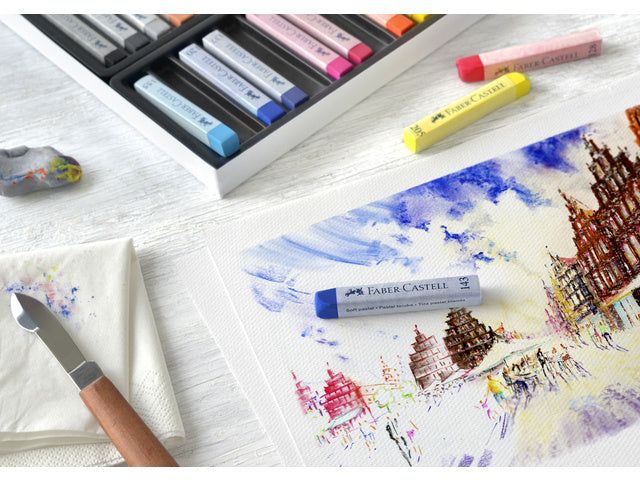 Pastelkrijt Faber-Castell Creative Studio Softpastel 24 delig etui