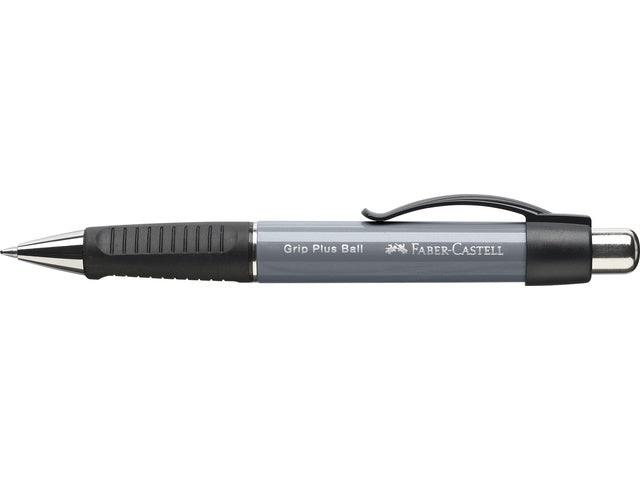 Balpen Faber-Castell Grip plus steengrijs