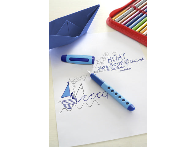 Schulvulpen Faber-Castell Scribolino RH blauw