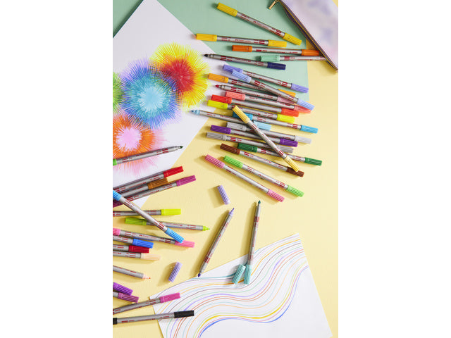 Stifte Faber-Castell Duo Neonfarben im Etui mit 10 Stück