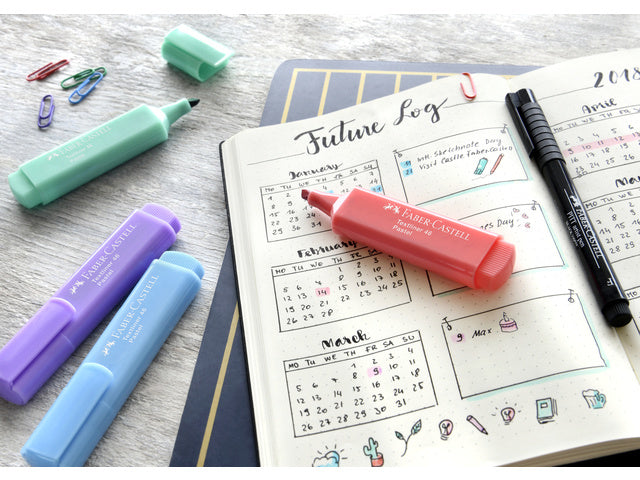 tekstmarker Faber-Castell 1546 pastel turkoois