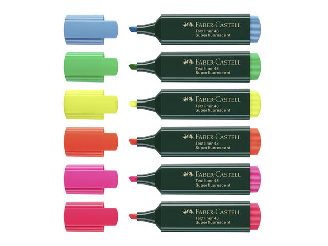 tekstmarker Faber-Castell 48 neon oranje