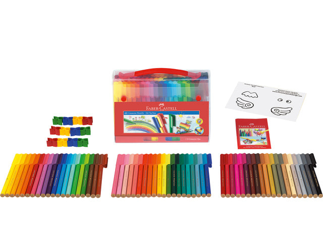 Stifte Faber-Castell Connector Koffer Stifte 60 Stück