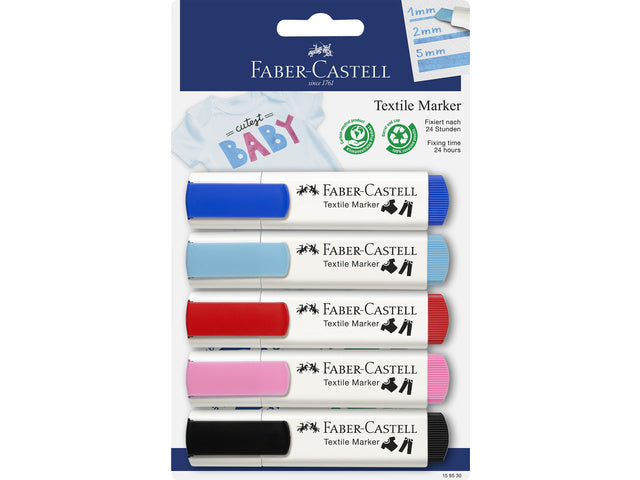 Textmarker Faber-Castell 5 Stück „BABY“