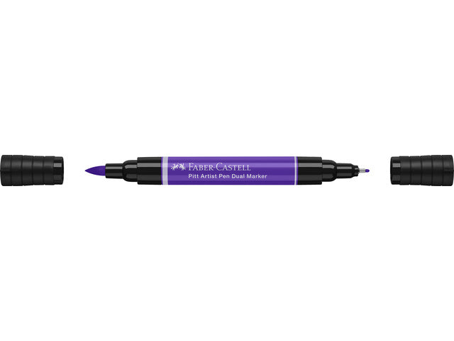 Tekenstift Faber-Castell Pitt Artist Pen duo marker 136 paarsviolet