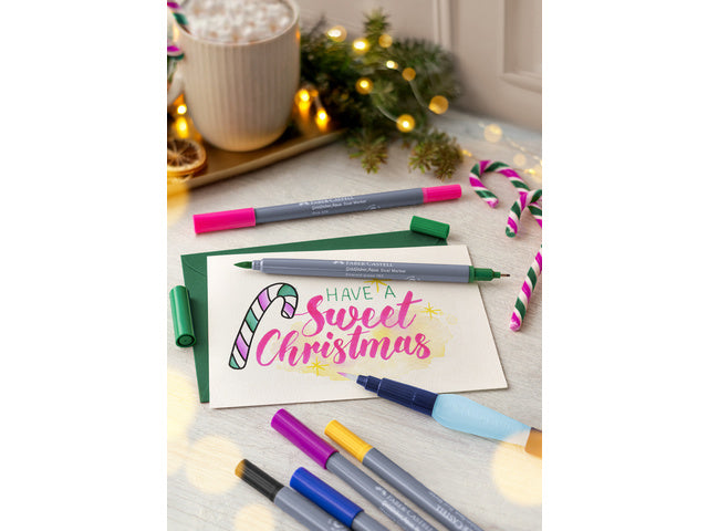 Duo-Aquarellmarker Faber-Castell Goldfaber-Etui 6 Stück Graffiti