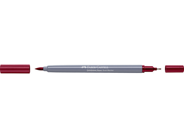 Duo aquarelmarker Faber-Castell Goldfaber 227 scharlaken alazarin rood