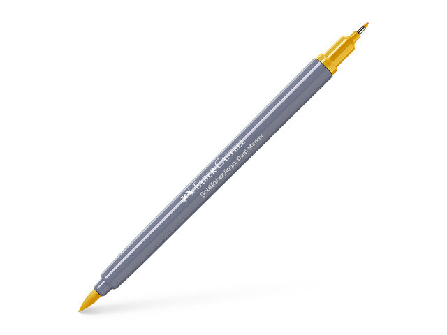Duo aquarelmarker Faber-Castell Goldfaber 185 Napels geel