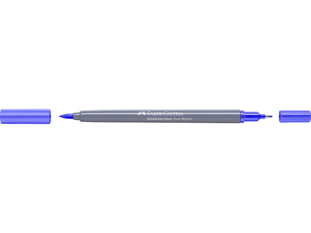 Duo aquarelmarker Faber-Castell Goldfaber 197 donker lavendel