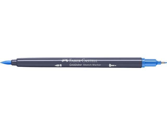 Schetsmarker Faber-Castell Goldfaber 451 zoutwaterblauw op alcoholbasis