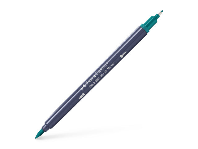 Schetsmarker Faber-Castell Goldfaber 313 donker kobaltgroen op alcoholbasis