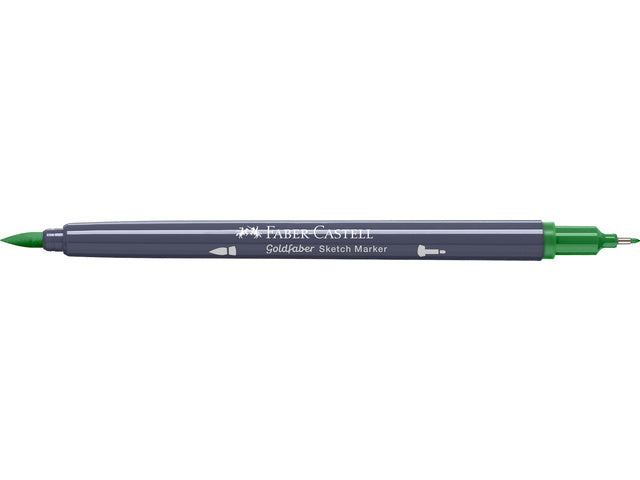 Skizzenmarker Faber-Castell Goldfaber 316 Monstera grün auf Alkoholbasis