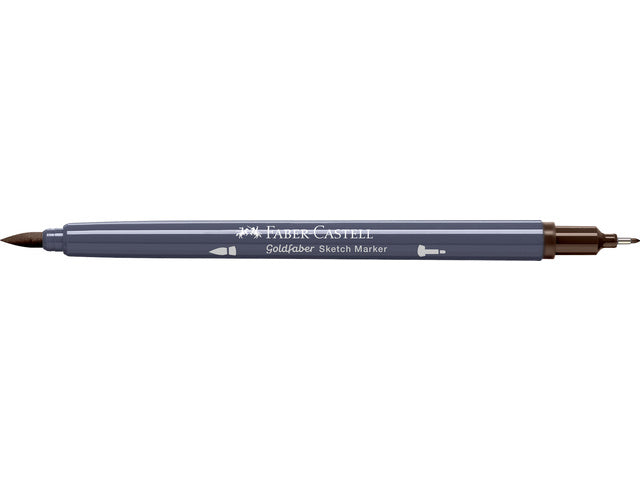 Schetsmarker Faber-Castell Goldfaber 280 gebrande omber op alcoholbasis