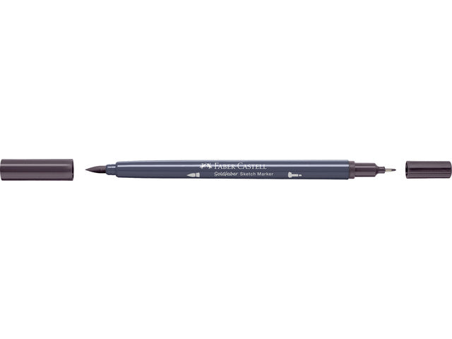 Schetsmarker Faber-Castell Goldfaber 347 dusty mauve op alcoholbasis