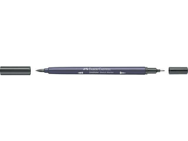 Schetsmarker Faber-Castell Goldfaber 334 neutraalgrijs IV op alcoholbasis