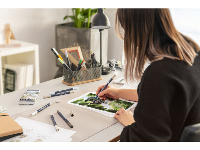 Skizzenmarker Faber-Castell Goldfaber etui 6 stück Architektur auf Alkoholbasis