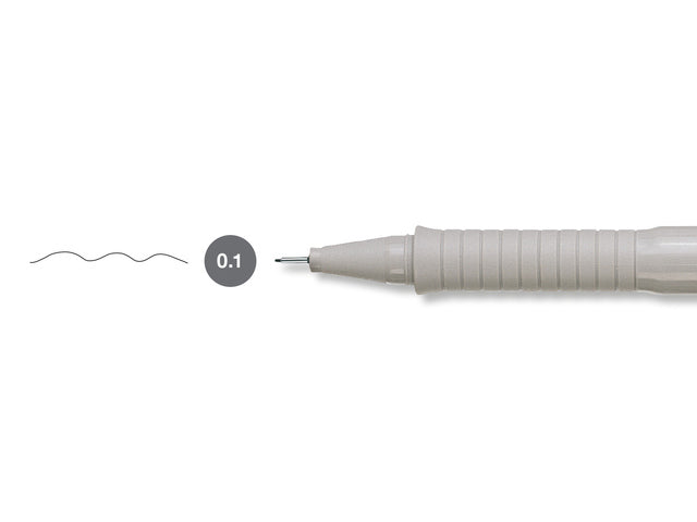 tekenpen Faber-Castell Ecco Pigment 0,1 mm zwart