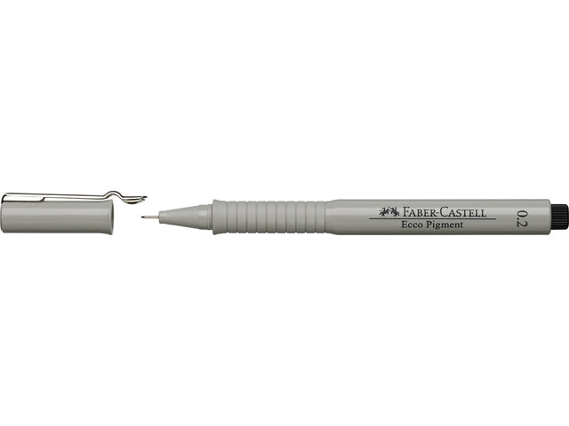 tekenpen Faber-Castell Ecco Pigment 0,2 mm zwart