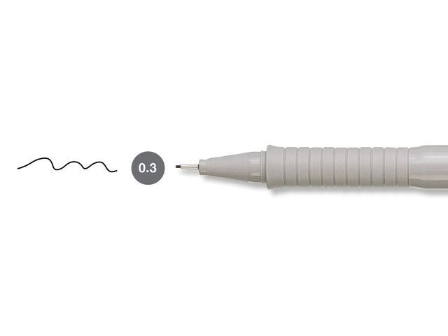 tekenpen Faber-Castell Ecco Pigment 0,3 mm zwart