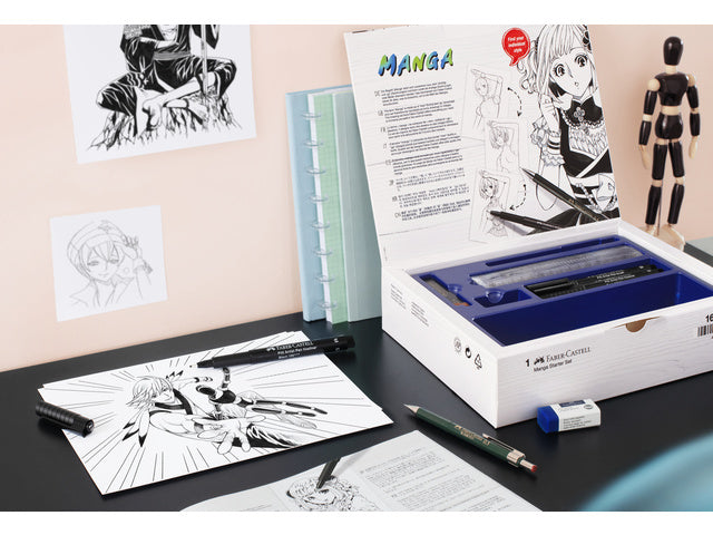 Tekenstift Faber-Castell Pitt Artist Pen Manga starterset