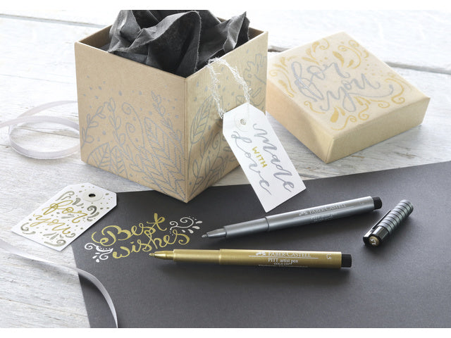 Tekenstift Faber-Castell Pitt Artist Pen 250 goud