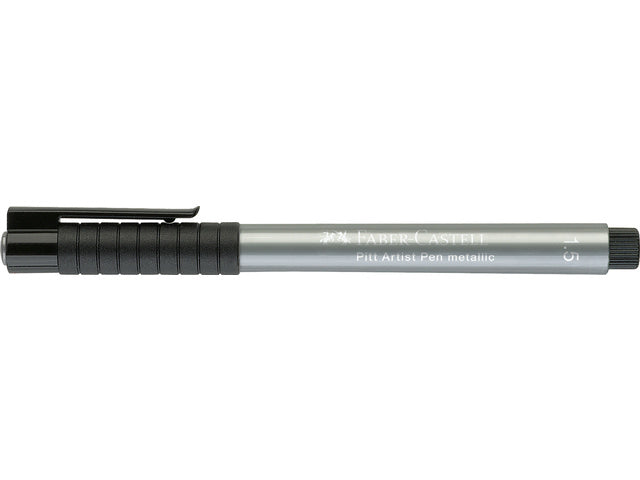 Tekenstift Faber-Castell Pitt Artist Pen 251 zilver