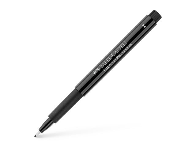 Tekenstift Faber-Castell Pitt Artist Pen M schwarz
