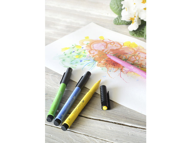Tekenstift Faber-Castell Pitt Artist Pen Brush 112 bladgroen