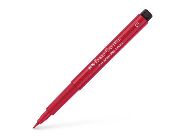 Tekenstift Faber-Castell Pitt Artist Pen Brush 121 geraniumrood fel