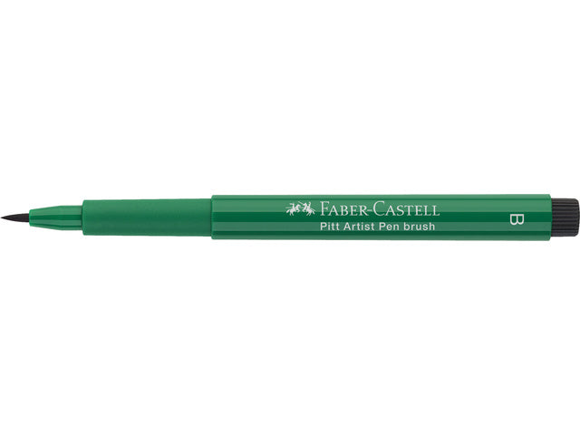 Tekenstift Faber-Castell Pitt Artist Pen Brush 264 Phtalogroen Donker