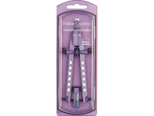 Schnellversteller Faber-Castell Factory Sparkle sortiert Ozean, Violett, Rosé Metallic