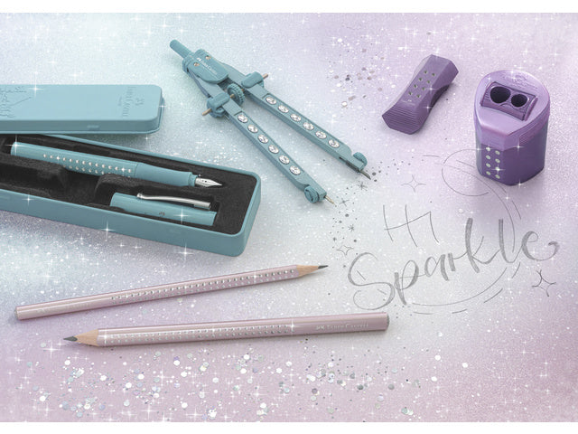 Schnellversteller Faber-Castell Factory Sparkle sortiert Ozean, Violett, Rosé Metallic