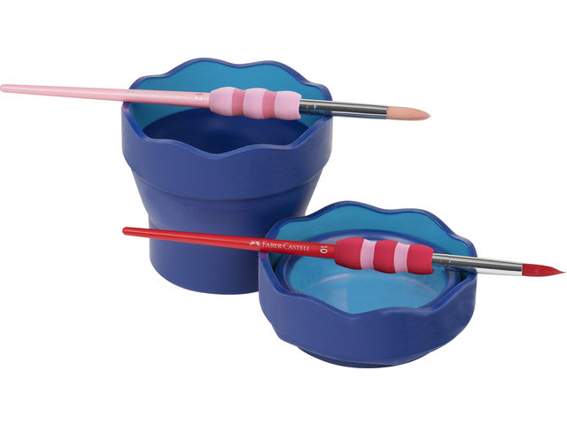 Wasserbecher Faber-Castell Clic&amp;Go blauw