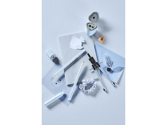 Puntenslijper Faber-Castell Grifftrio himmelblau