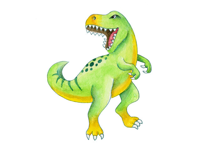 Kleurpotlood Faber-Castell Grip Dino 10 kleuren grip + 3 metallic grip incl. dinostickers in kartonnen etui