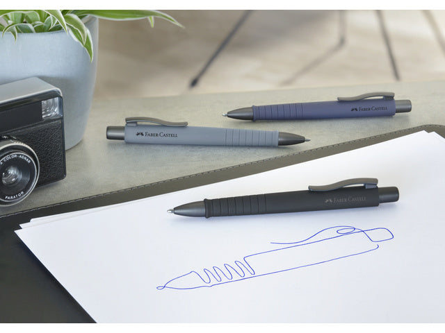 Balpen Faber-Castell Polyball XB schwarz